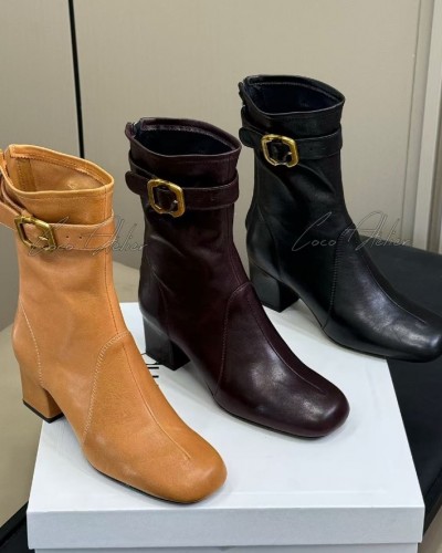 Miumiu 미우미우 앵클 부츠