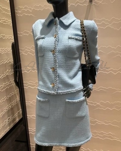 CHANEL 샤넬 트위드 자켓