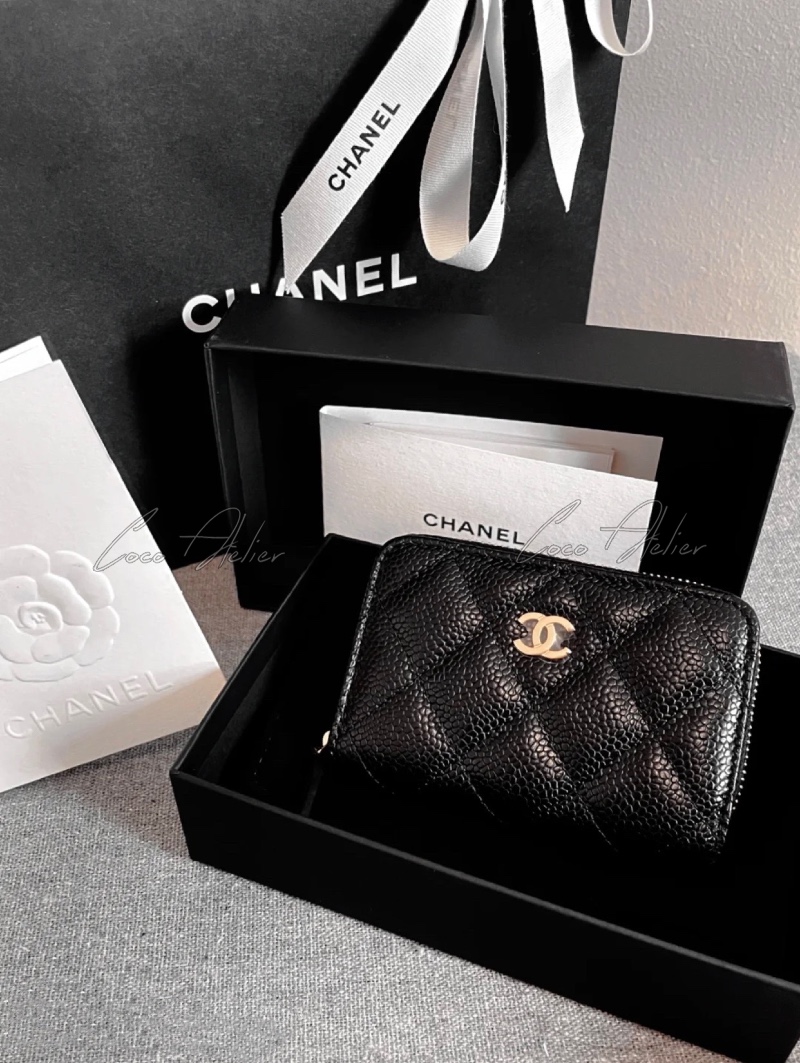 CHANEL 샤넬 지퍼 돌이 지갑