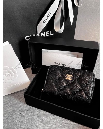 CHANEL 샤넬 지퍼 돌이 지갑