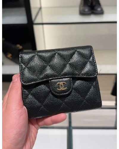 CHANEL 샤넬 캐비어 반지갑