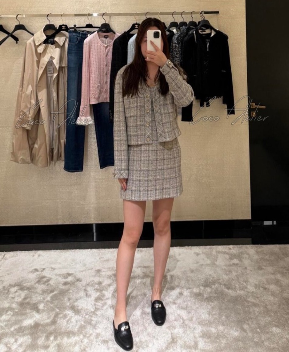 CHANEL 샤넬 트위드 자켓