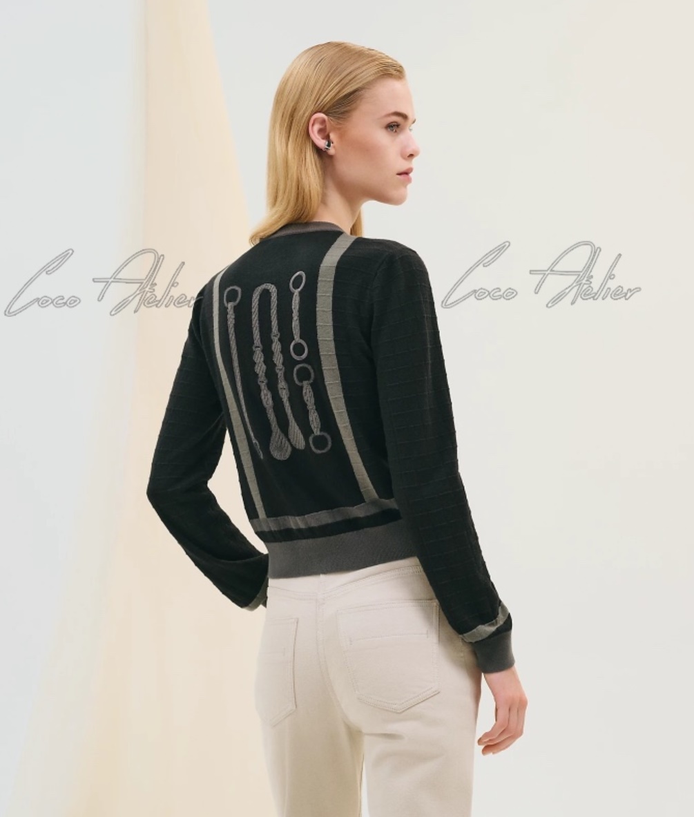 HERMES 에르메스 캐시미어 가디건