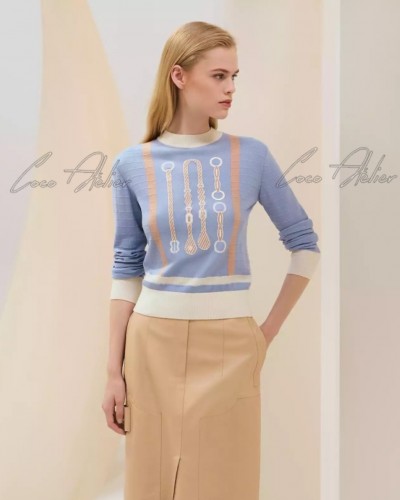 HERMES 에르메스 캐시미어 니트