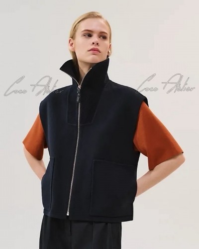 HERMES 에르메스 캐시미어 베스트 자켓