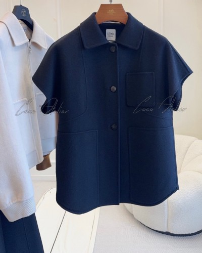 HERMES 에르메스 캐시미어 베스트 자켓