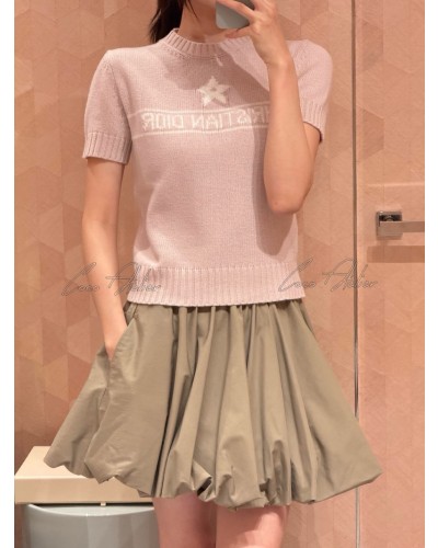 Dior 디올 캐시미어 반팔 니트