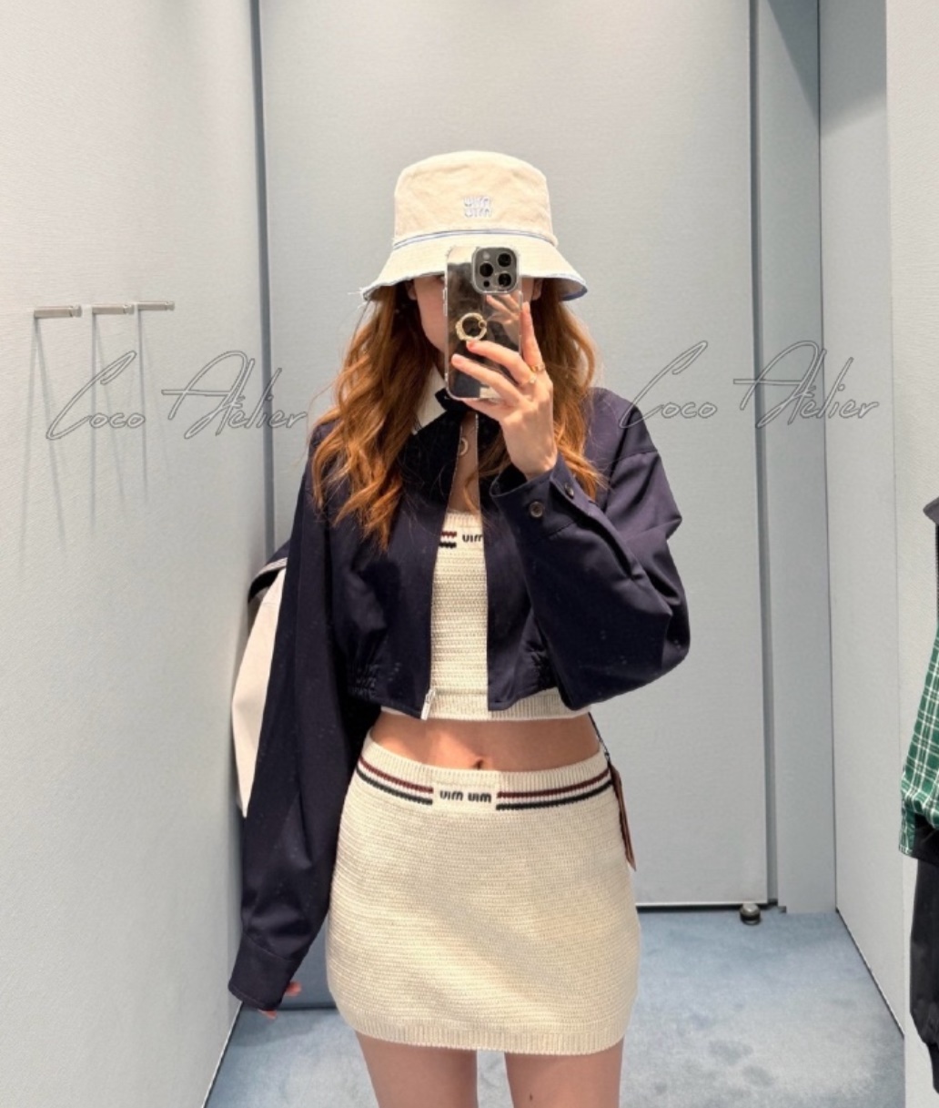 Miumiu 미우미우 크롭 집업