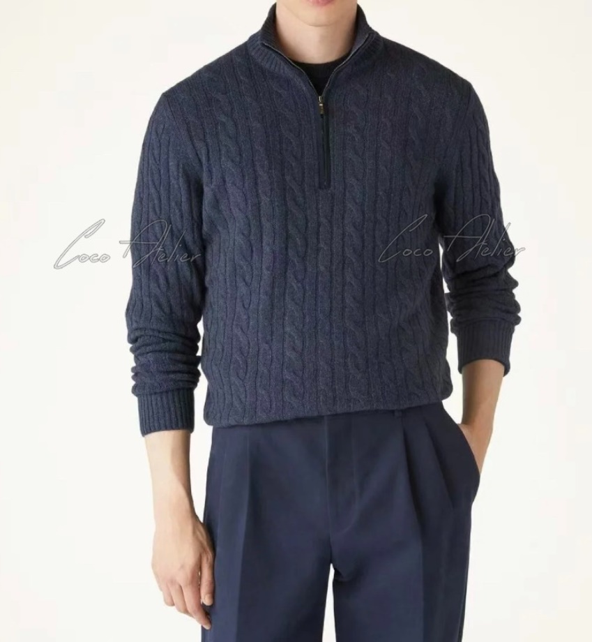 Loro Piana 로로피아나 하이넥 캐시미어 스웨터 (+3Color)