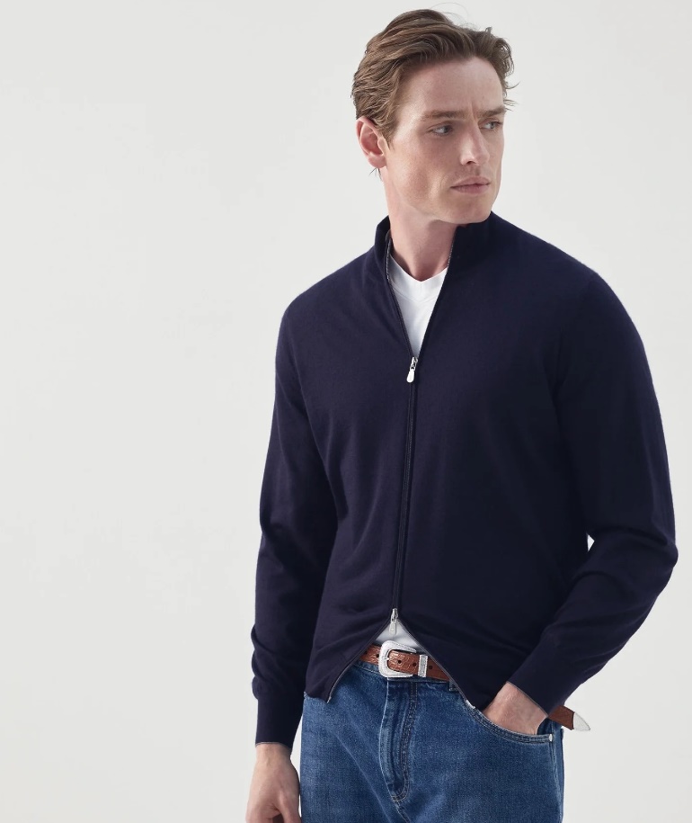 Brunello Cucinelli 브루넬로 쿠치넬리 하이넥 캐시미어 니트 (+3Color)