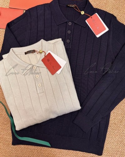 Loro Piana 로로피아나 캐시미어 폴로 니트 (+3Color)