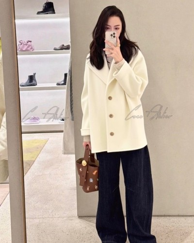 LOEWE 로에베 하프 코트