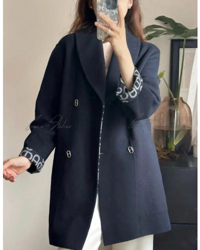 HERMES 에르메스 더블 코트