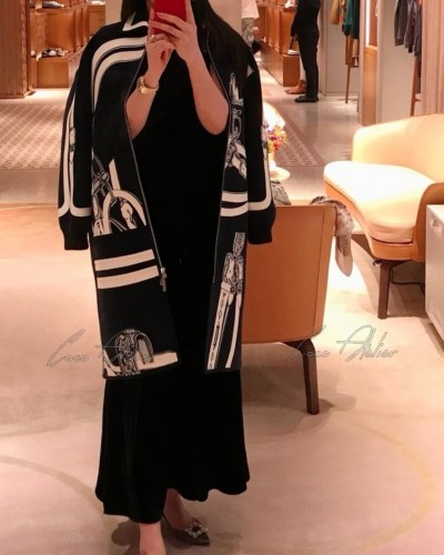 HERMES 에르메스 캐시미어 자켓