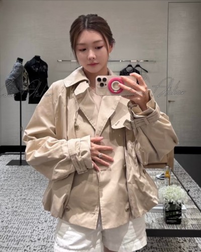 CHANEL 샤넬 트렌치 숏 자켓