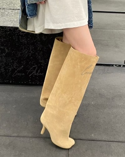 MM6 마르지엘라 롱부츠