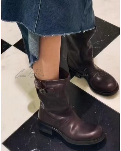 PRADA 프라다 앵클 부츠