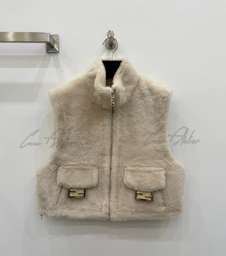 Fendi 펜디 양가죽 퍼 베스트 +2color