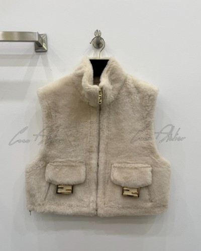 Fendi 펜디 양가죽 퍼 베스트 +2color
