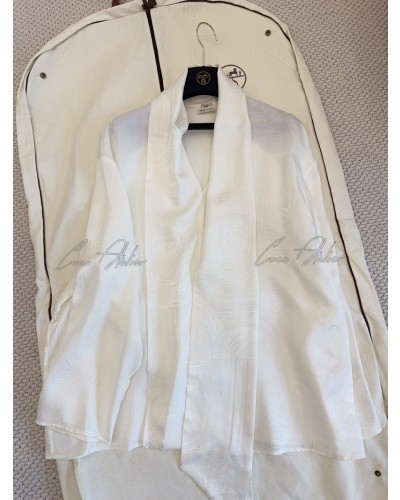 HERMES 에르메스 실크 블라우스