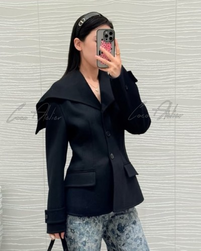 Dior 디올 세일러 하프 코트