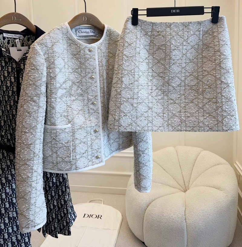 Dior 디올 트위드 자켓&스커트