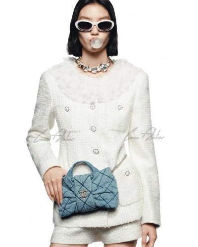 CHANEL 샤넬 25K 데님 보우백