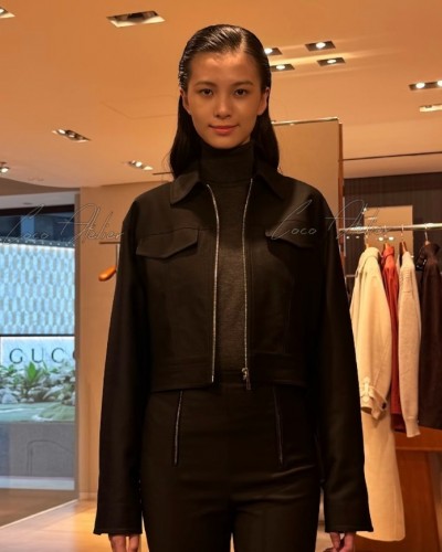 HERMES 에르메스 코튼 자켓