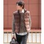 Prada 프라다 코코아 브라운 클래식 다운 베스트