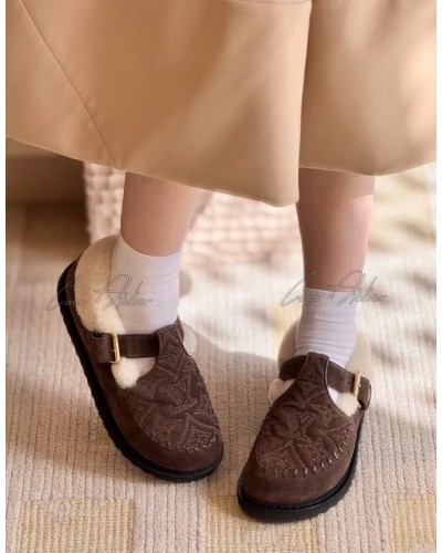 LV 루이비통 모노그램 퍼 샌들