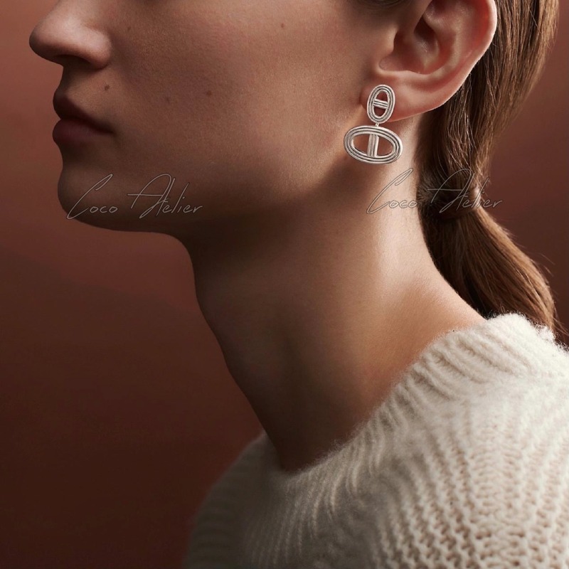 Chandal silver earrings