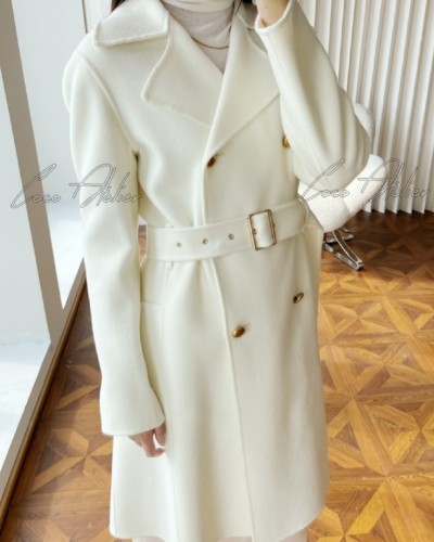 Dior 디올 클래식 더블 브레스티드 캐시미어 코트