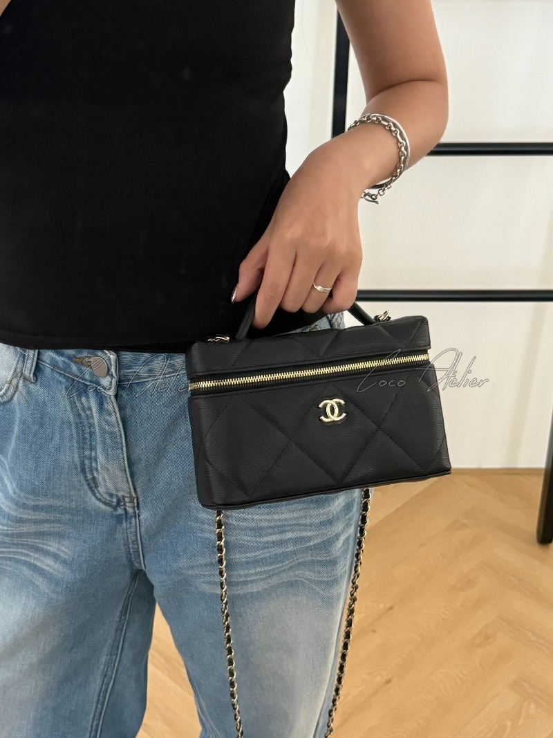 CHANEL 샤넬 탑 핸들백