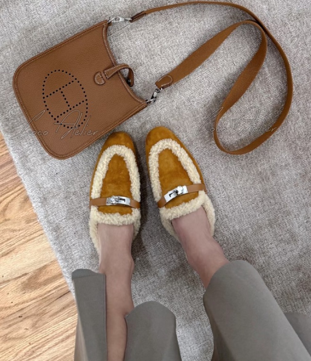 HERMES 에르메스 시어링 오즈 뮬