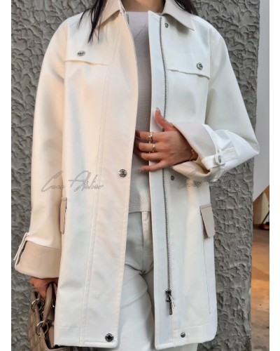 Hermes 에르메스 캐시미어 레더 자켓