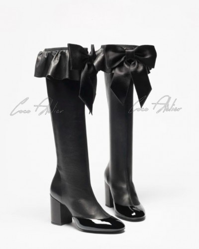 CHANEL 샤넬 하이 부츠