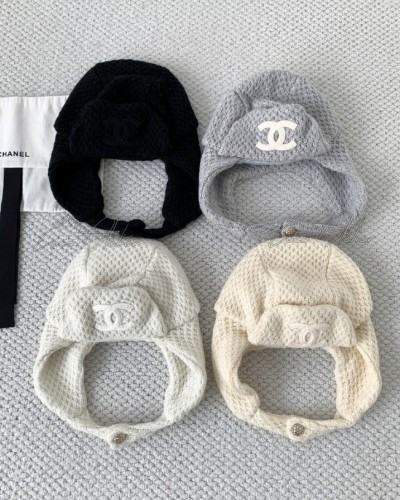 CHANEL 샤넬 트래퍼햇 비니