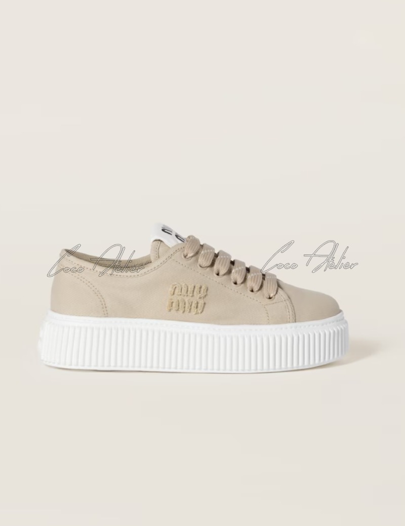 Miumiu 미우미우 플랫폼 스니커즈(+2color)