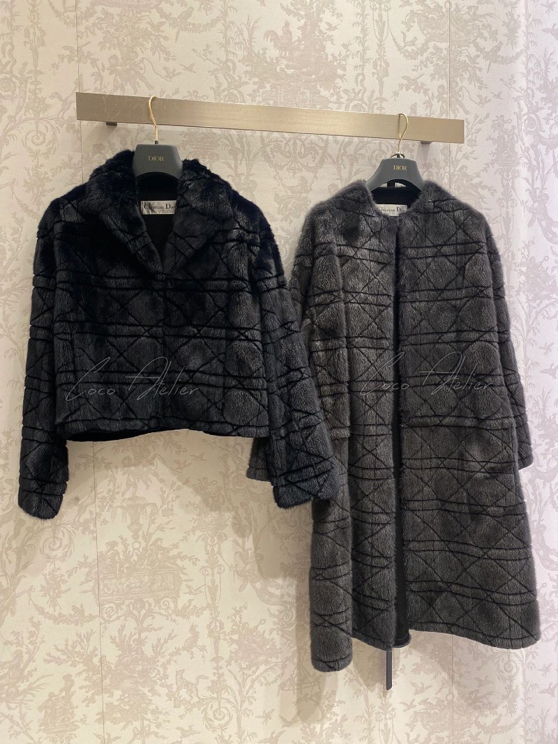 Dior 디올 밍크 코트