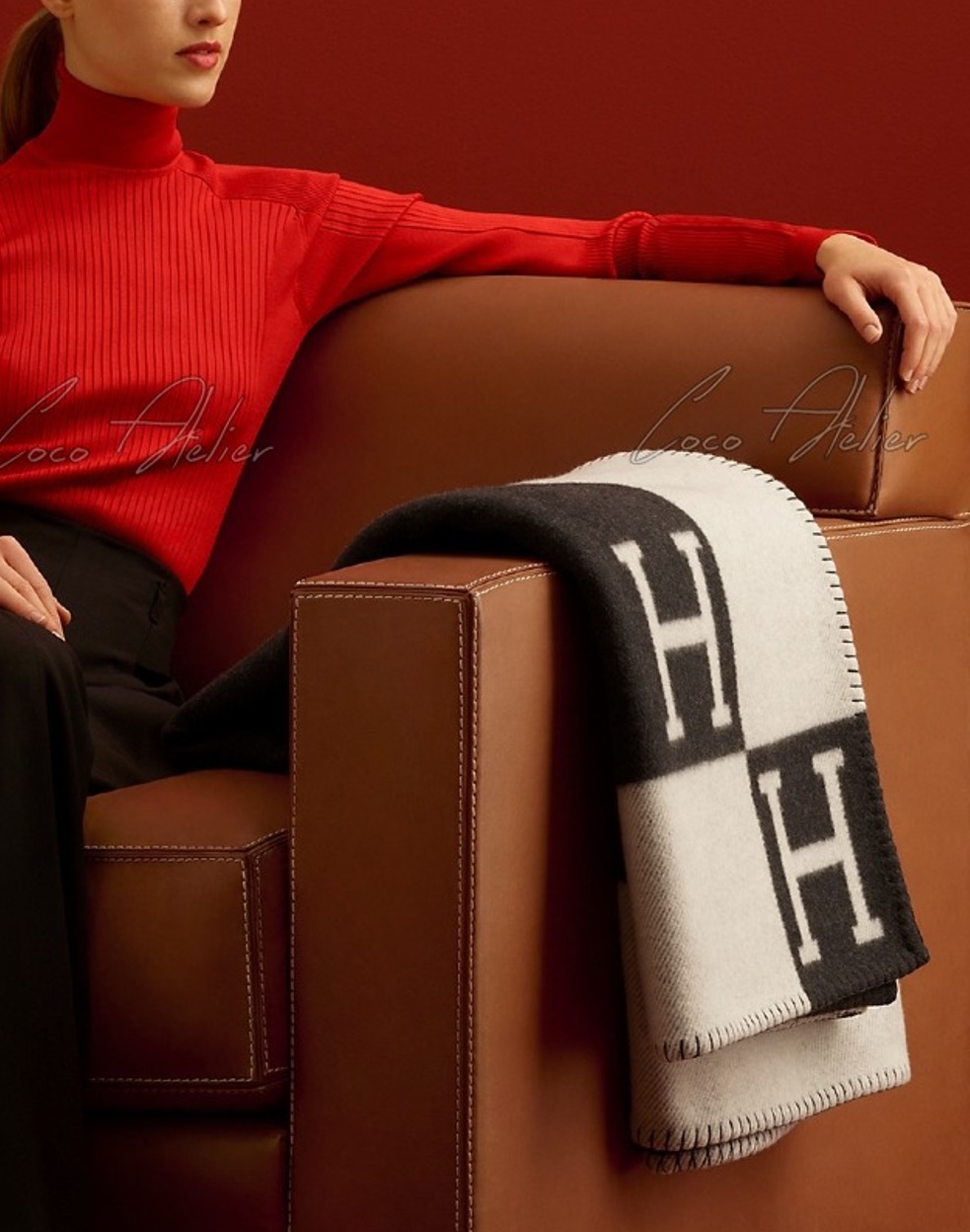 HERMES 에르메스 블랭킷 담요