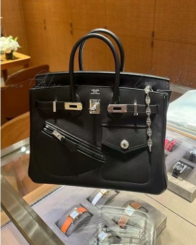 HERMES 에르메스 버킨25  락 볼륩토