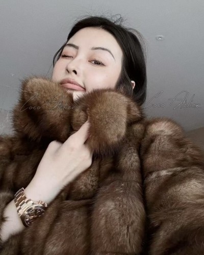 러시안 소볼 세이블 자켓