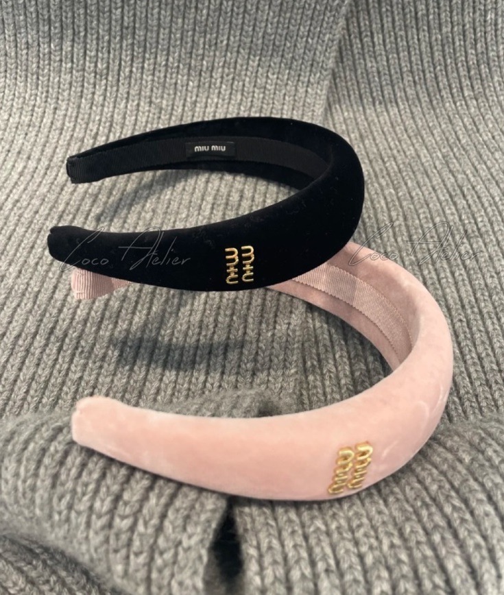 Miumiu 미우미우 벨벳 머리띠