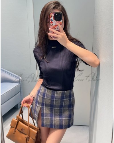 Miumiu 미우미우 반팔 니트