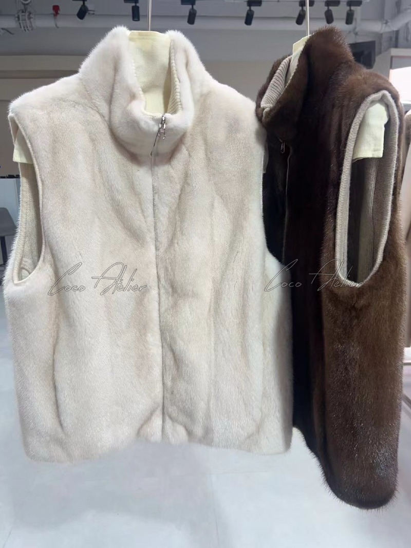 러시안 밍크 캐시미어 베스트