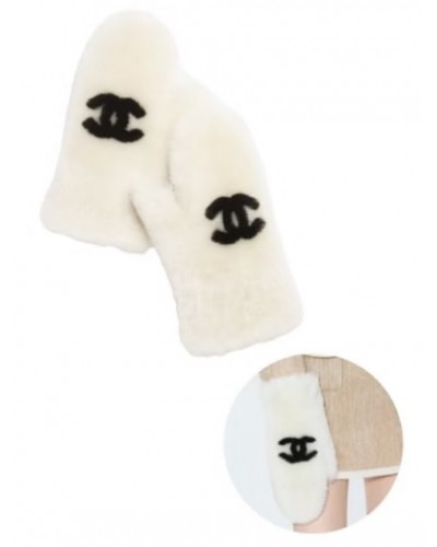 CHAENL 샤넬 코코네쥬 시어링 장갑