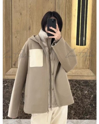 Moncler 몽클레어 울 패딩 오버핏 코트