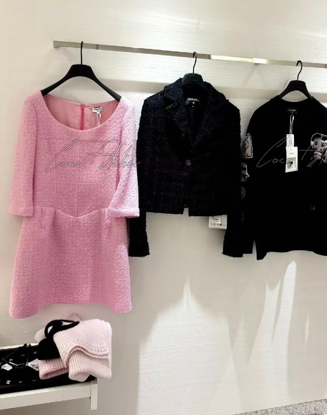 CHANEL 샤넬 트위드 원피스 (+2color)