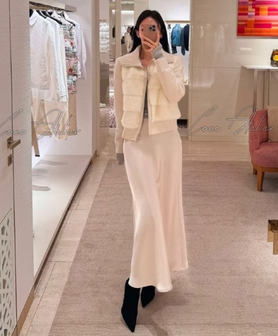 Loro Piana 로로피아나 밍크 집업