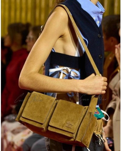 Miumiu 미우미우 스웨이드 숄더백